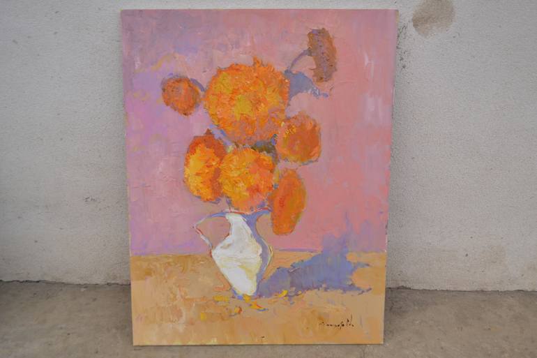 Original Abstract Expressionism Still Life Painting by Shandor Alexander