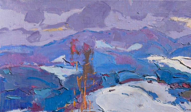 Original Expressionism Landscape Painting by Shandor Alexander