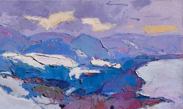 Original Expressionism Landscape Painting by Shandor Alexander