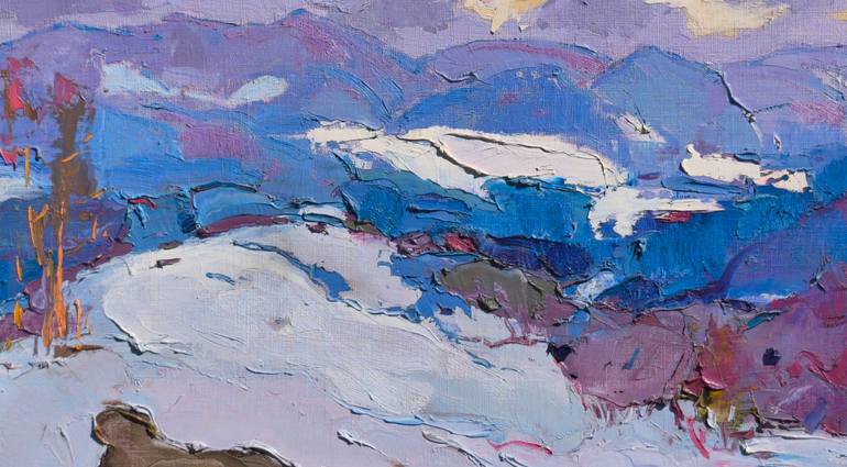 Original Expressionism Landscape Painting by Shandor Alexander