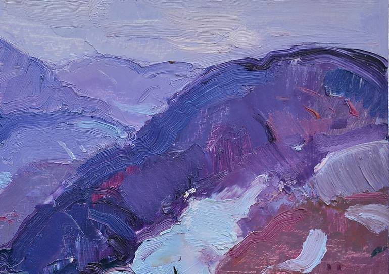 Original Abstract Expressionism Language Painting by Shandor Alexander