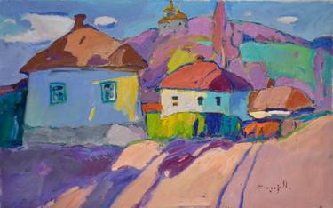 Original Art Deco Landscape Paintings by Shandor Alexander