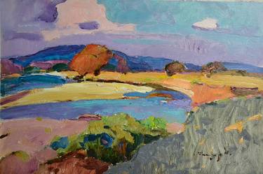 Print of Expressionism Landscape Paintings by Shandor Alexander