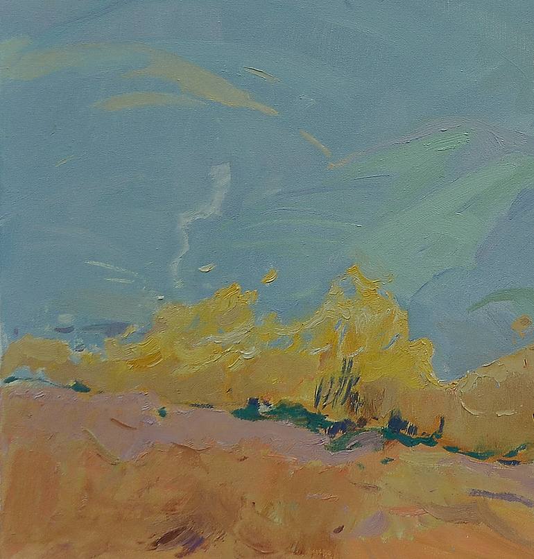 Original Expressionism Landscape Painting by Shandor Alexander