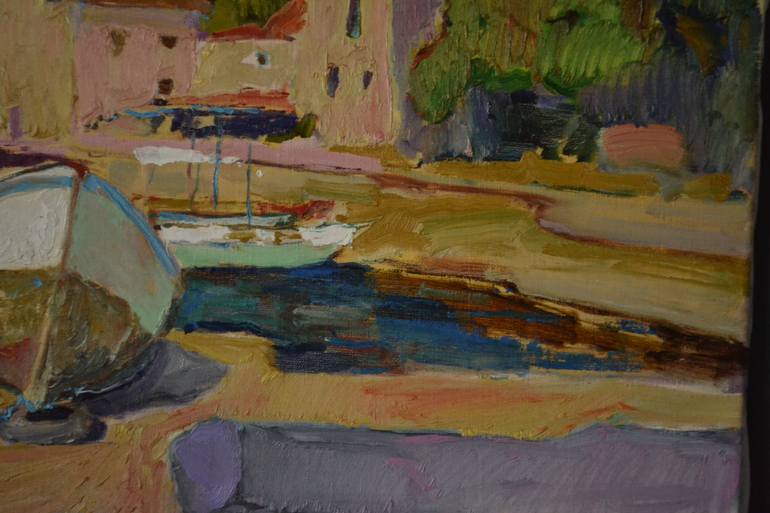 Original Abstract Seascape Painting by Shandor Alexander