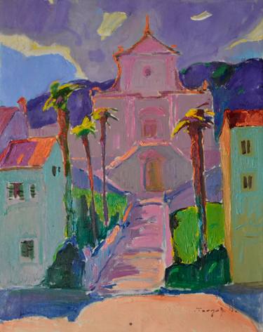 Prcanj. Virgin church _ oil on canvas thumb