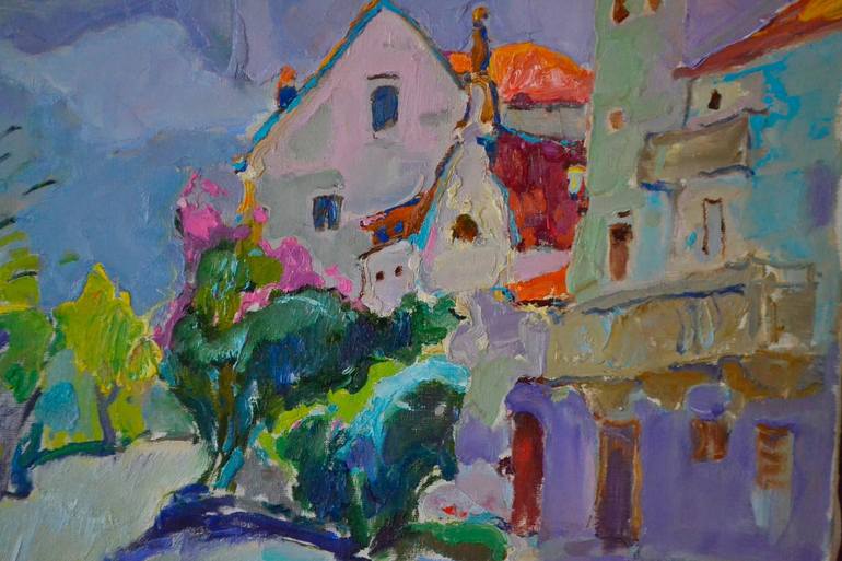 Original Architecture Painting by Shandor Alexander