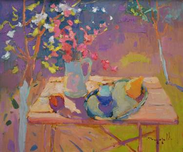 Print of Impressionism Still Life Paintings by Shandor Alexander