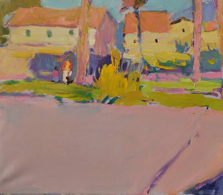 Original Abstract Expressionism Seascape Painting by Shandor Alexander