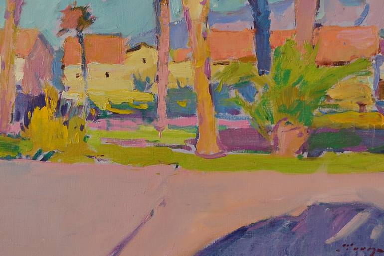 Original Abstract Expressionism Seascape Painting by Shandor Alexander