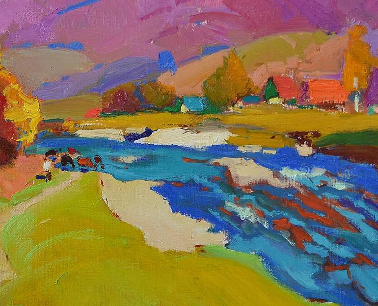 Original Landscape Painting by Shandor Alexander