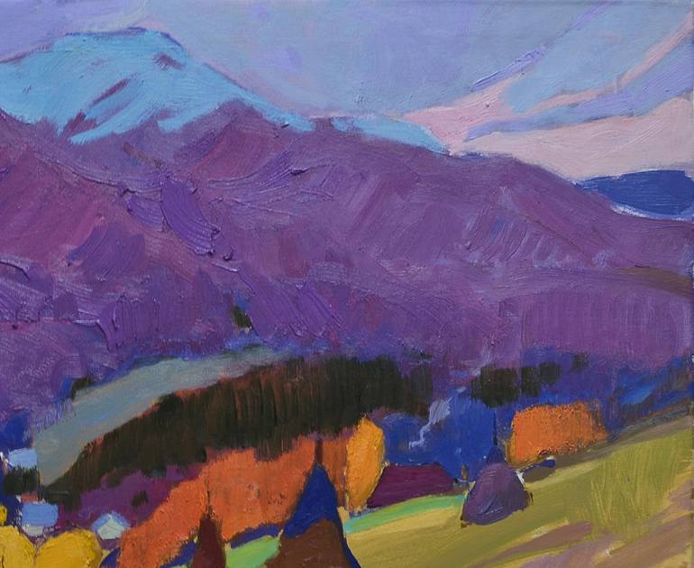 Original Abstract Expressionism Nature Painting by Shandor Alexander