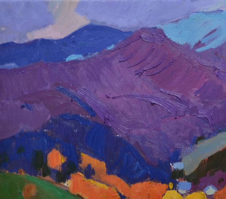 Original Abstract Expressionism Nature Painting by Shandor Alexander