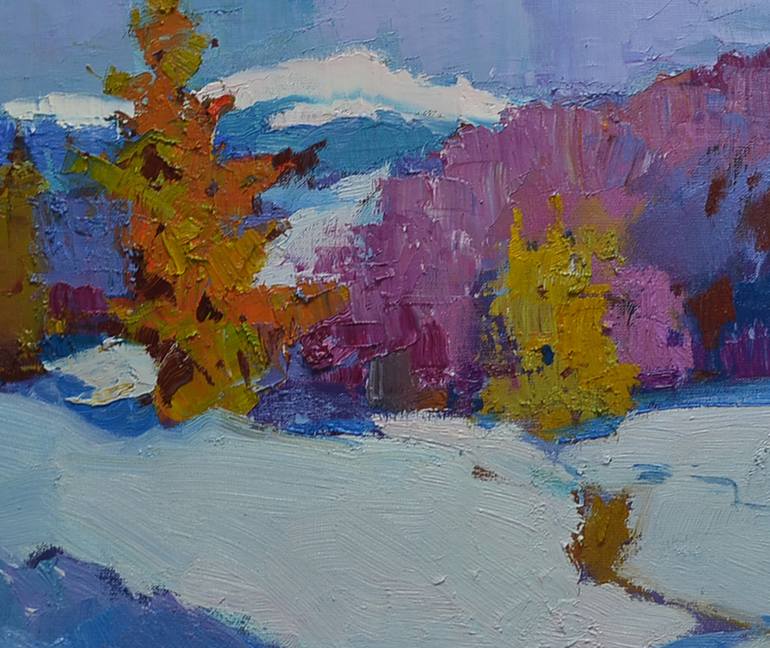 Original Art Deco Nature Painting by Shandor Alexander