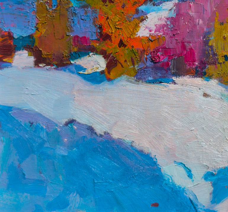Original Art Deco Nature Painting by Shandor Alexander