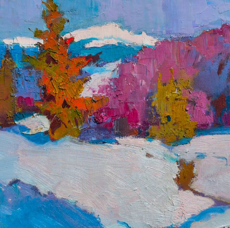 Original Art Deco Nature Painting by Shandor Alexander