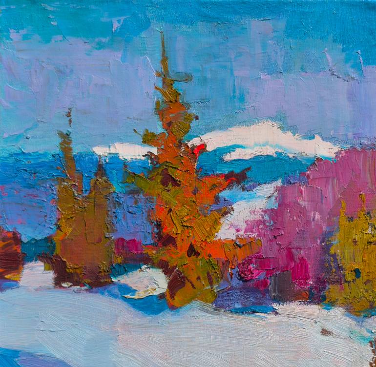 Original Art Deco Nature Painting by Shandor Alexander