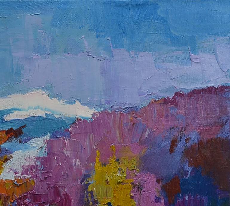 Original Art Deco Nature Painting by Shandor Alexander