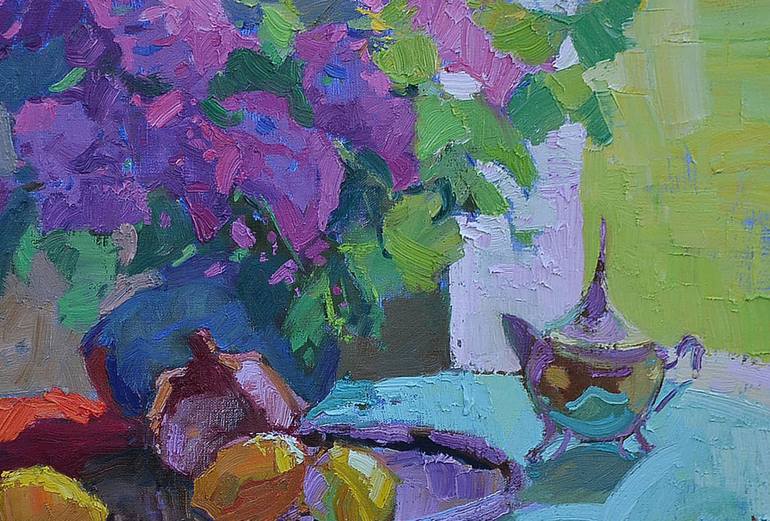 Original Art Deco Food & Drink Painting by Shandor Alexander