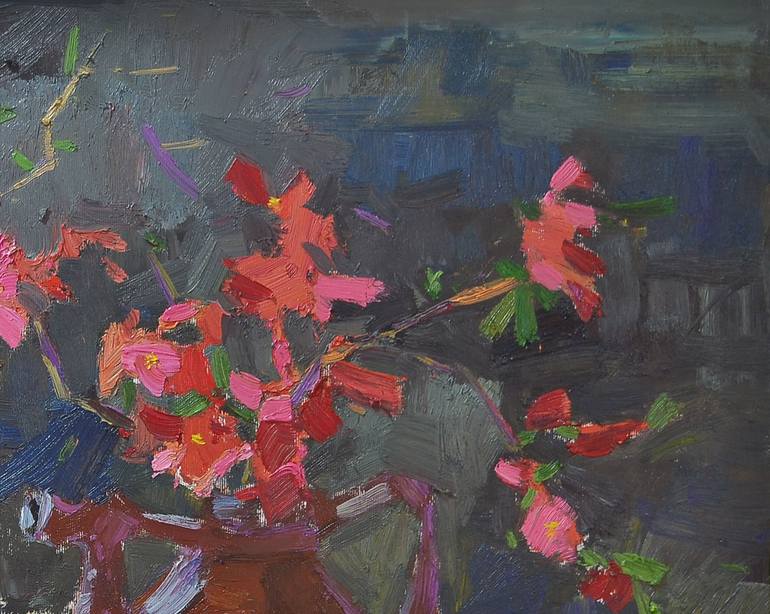 Original Art Deco Still Life Painting by Shandor Alexander
