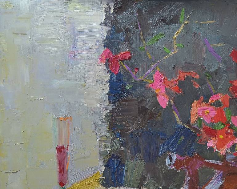 Original Art Deco Still Life Painting by Shandor Alexander