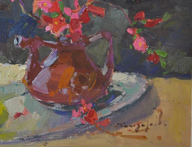 Original Art Deco Still Life Painting by Shandor Alexander