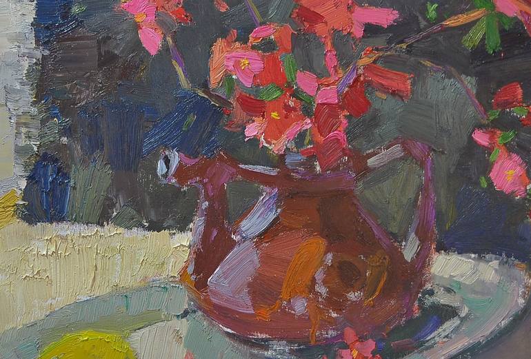 Original Art Deco Still Life Painting by Shandor Alexander