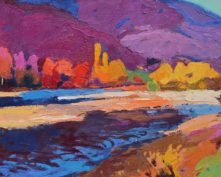 Original Abstract Expressionism Nature Painting by Shandor Alexander