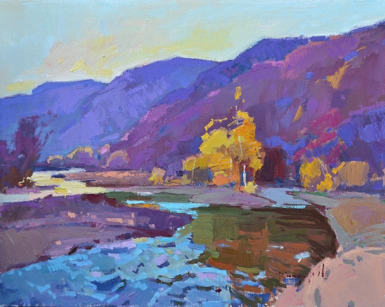 Print of Abstract Expressionism Nature Paintings by Shandor Alexander