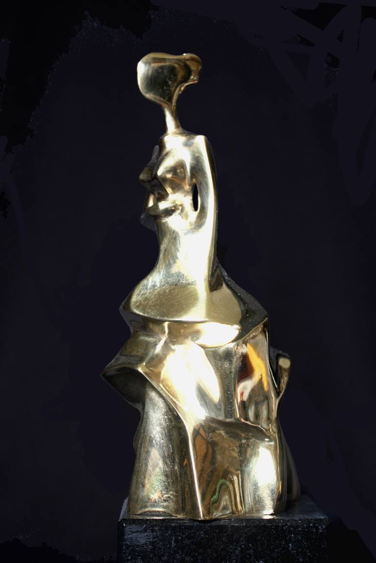 Original Abstract Expressionism Pop Culture/Celebrity Sculpture by Zhivko Sedlarski