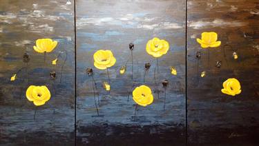 Yellow Poppies (Sold) thumb