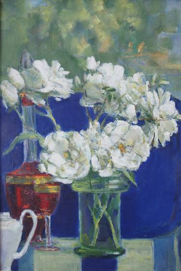 Original Floral Painting by Igor Vlasov