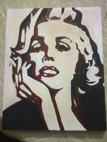 Marilyn Monroe painting thumb