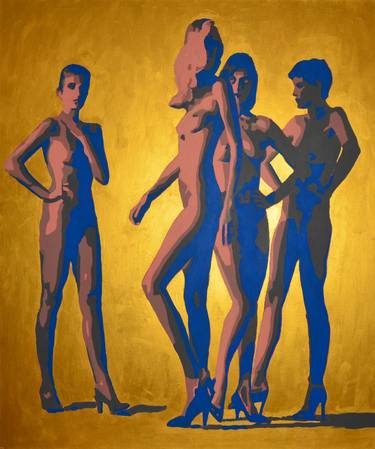 Original Expressionism Nude Paintings by André Steinborn