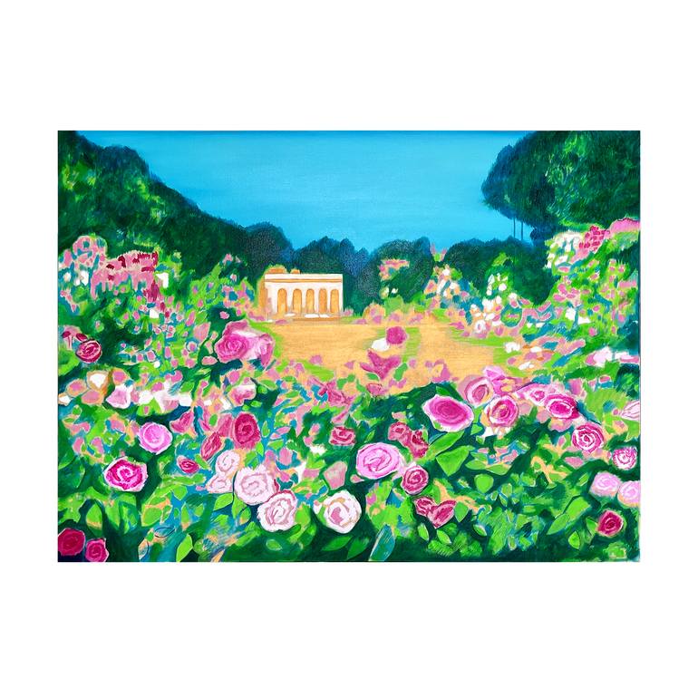 Original Contemporary Garden Painting by Paulina Grobelny