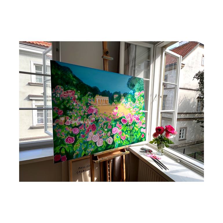 Original Contemporary Garden Painting by Paulina Grobelny