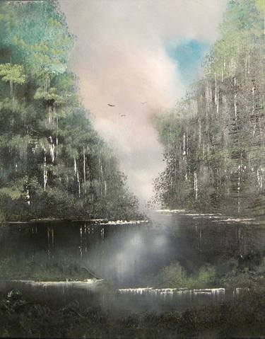 Print of Realism Landscape Paintings by Allan Dagnall