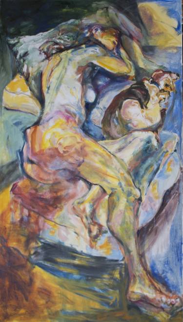 Original Expressionism Nude Paintings by Anita Clearfield