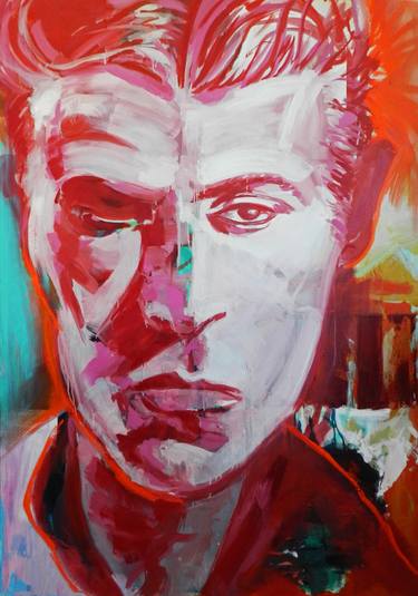 Original Abstract Expressionism Celebrity Paintings by Sarah M Haynes