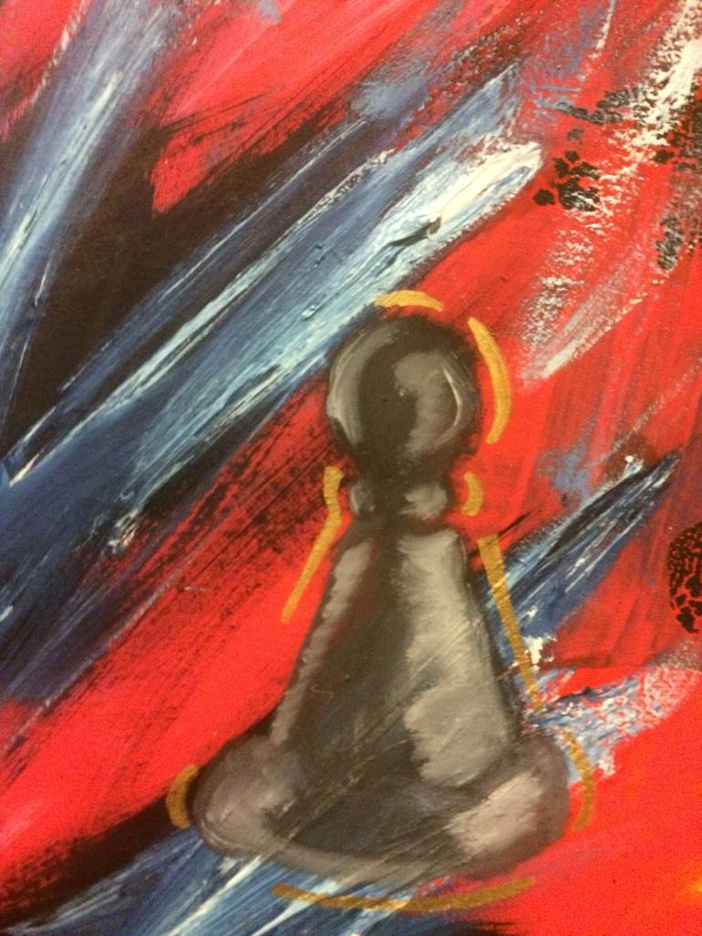 Original Abstract Expressionism Abstract Painting by Giuseppe Tocco