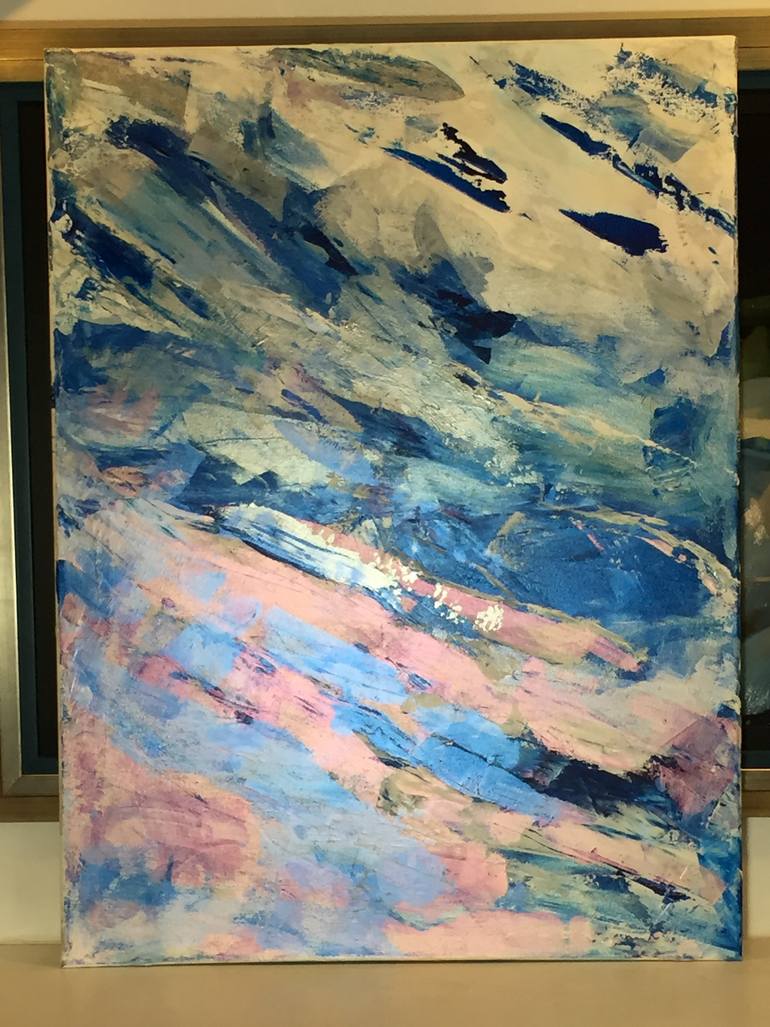 Original Abstract Expressionism Abstract Painting by Virginia Smith