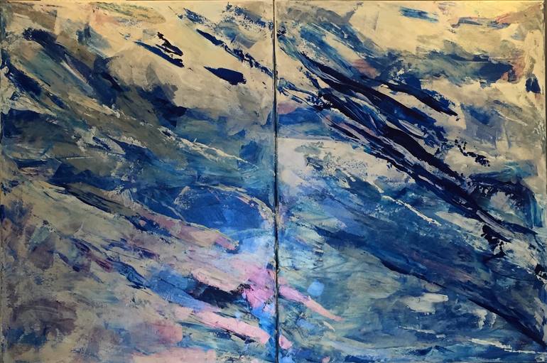 Original Abstract Expressionism Abstract Painting by Virginia Smith
