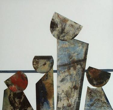 Original Abstract People Collage by David Vango