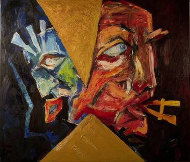 Print of Expressionism People Paintings by Maciej Hoffman