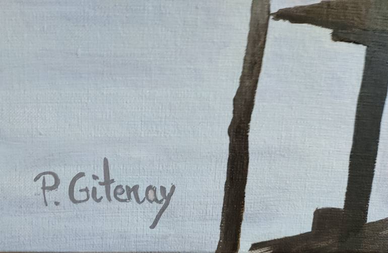 Original Realism Boat Painting by Patricia Gitenay