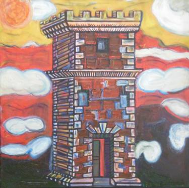 Original Architecture Paintings by Bess Harris