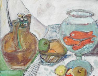 Print of Figurative Fish Paintings by Bess Harris