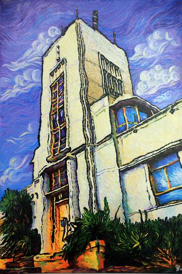 Print of Fine Art Architecture Paintings by Gee Lyon