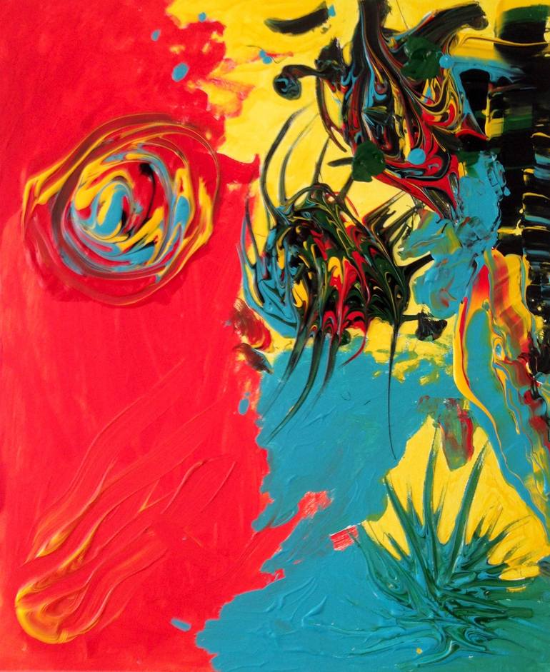 Las Vegas flower Painting by Felix Pankratov | Saatchi Art