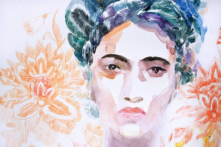 Original Figurative Pop Culture/Celebrity Painting by Maria Bejarano